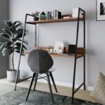 Γραφείο Adoro μελαμίνη μέταλλο 115x55x150cm ed10042