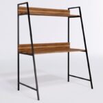 Γραφείο Adoro μελαμίνη μέταλλο 115x55x150cm ed10042 - Image 5