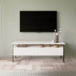 Έπιπλο τηλεόρασης Tuana 140x35x50cm μελαμίνη ed10053 - Image 5