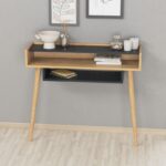 Κονσόλα Cizi ανθρακί δρυς μελαμίνη 100x30x86 6εκ ed10071