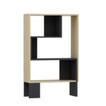 Βιβλιοθήκη Keevy ανθρακί δρυς μελαμίνη 70x25x111 2εκ ed10075 - Image 3