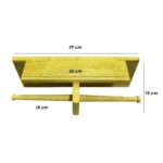 Βάση χαρτιού Poltova πεύκο 39x15x15εκ ed10143 - Image 2