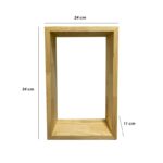 Ραφιέρα Kiev πεύκο 34x11x24εκ ed10144 - Image 2