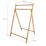 Έπιπλο εισόδου Fyras πεύκο 80x45x160εκ ed10148 - Image 2