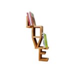 Ραφιέρα Love καρυδί οξιά 40x10x65εκ ed10152