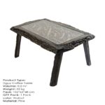 Τραπέζι σαλονιού Dugi μασιφ ξύλο 100x60x46εκ ed10169 - Image 5