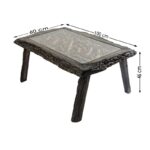 Τραπέζι σαλονιού Dugi μασιφ ξύλο 100x60x46εκ ed10169 - Image 2