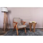 Πολυθρόνα Melody γκρι 64x50x93cm ed10191