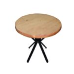 Τραπεζάκι σαλονιού Caselle ξύλινο 75x80cm ed10195 - Image 5