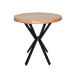 Τραπεζάκι σαλονιού Caselle ξύλινο 75x80cm ed10195 - Image 3