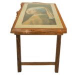 Τραπεζαρία Nordkisa καρυδί 70x50x45εκ ed10204 - Image 4