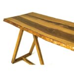 Τραπεζαρία Saiza δρυς βελανιδία 149x55x79εκ ed10205 - Image 3