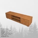 Έπιπλο τηλεόρασης Elma oak 100x40x50cm ed10210