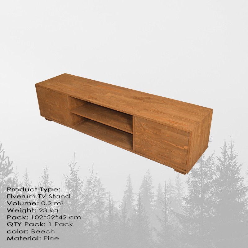10210_0-800x800 Έπιπλο τηλεόρασης Elma oak 100x40x50cm ed10210 - Image 1
