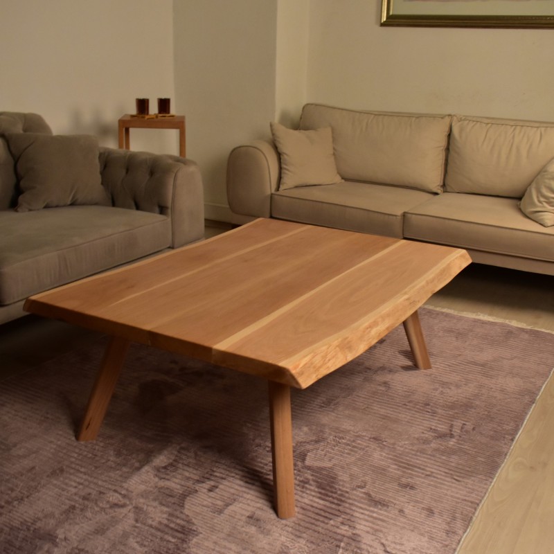 10213_0-800x800 Τραπέζι σαλονιού Tata καρυδί μασίφ ξύλο 120x70x45εκ ed10213 - Image 1