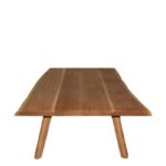 Τραπέζι σαλονιού Tata καρυδί μασίφ ξύλο 120x70x45εκ ed10213 - Image 3