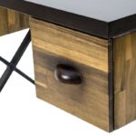 Γραφείο Pittori ξύλο 115x75x75cm ed10215 - Image 4