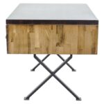 Γραφείο Pittori ξύλο 140x75x75cm ed10220 - Image 3