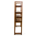 Βιβλιοθήκη Wangata καφέ μαόνι 140x30x130εκ ed10226 - Image 2