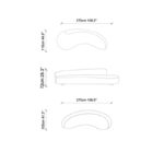 Γωνιακός καναπές Cloud 275x110x72cm γκρι ed1023 - Image 2