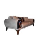 Καναπές τριθέσιος Vecchi 230x80x80cm ξύλινος ed10246 - Image 4