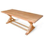 Τραπεζαρία Ostnas δρυς βελανιδία 240x100x75εκ ed10250