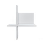 Ράφι τοίχου Brick άσπρη μελαμίνη 39x22x45cm ed10262 - Image 5