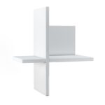 Ράφι τοίχου Brick άσπρη μελαμίνη 39x22x45cm ed10262 - Image 4