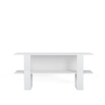 Έπιπλο τηλεόρασης Cornellia λευκη Μοριοσανίδα με επικάλυψη μελαμίνης 120x55x35cm ed10267 - Image 3