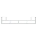 Έπιπλο τηλεόρασης Pero λευκό 110x30x43cm ed10270 - Image 5