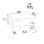 Τραπεζάκι σαλονιού Grado γκρι oak 89x89x46cm ed10272 - Image 2