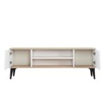Έπιπλο τηλεόρασης Marelli oak λευκό 150x35x54cm ed10275 - Image 4