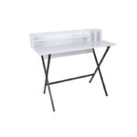 Γραφείο Lezione 100x89x50cm λευκό μαύρο ed10284