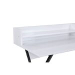 Γραφείο Lezione 100x89x50cm λευκό μαύρο ed10284 - Image 2