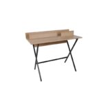 Γραφείο Lezione 100x89x50cm oak μαύρο ed10286