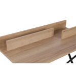 Γραφείο Lezione 100x89x50cm oak μαύρο ed10286 - Image 3