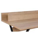 Γραφείο Lezione 100x89x50cm oak μαύρο ed10286 - Image 2