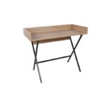 Γραφείο Lezione 100x89x50cm oak μαύρο ed10290