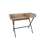 Γραφείο Lezione 100x89x50cm oak μαύρο ed10294 - Image 4