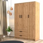 Ντουλάπα Grande δρυς μελαμίνη 120x48x181 8εκ ed1029