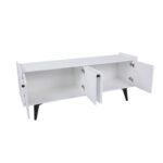 Έπιπλο tv Lugano άσπρο 150x40x62cm ed10308 - Image 4