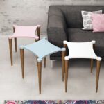 Set τραπέζια σαλονιού Tremo 3τεμ 50x52cm μελαμίνη ed10311 - Image 4