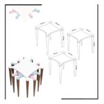 Set τραπέζια σαλονιού Tremo 3τεμ 50x52cm μελαμίνη ed10311 - Image 2