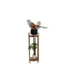 Βοηθητικό τραπέζι Ζin 30x100cm ξύλο και μέταλλο ed10342