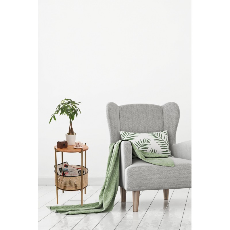 10345_0-800x800 Βοηθητικό τραπέζι Ζin 40x70cm ξύλο και μέταλλο ed10345 - Image 1