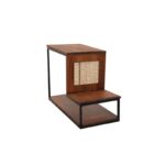 Βοηθητικό τραπέζι Far 37x57x80cm ξύλο μέταλλο ed10361 - Image 3