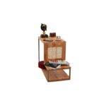 Βοηθητικό τραπέζι Far 37x57x80cm ξύλο μέταλλο ed10362 - Image 4