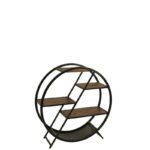 Βοηθητικό τραπεζάκι Ruota ξύλο 90x28x90cm ed10366 - Image 3