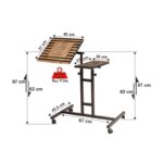 Βοηθητικό τραπέζι σαλονιού τραπέζι laptop Glen Atlantic 37x40x87cm ed1037 - Image 3