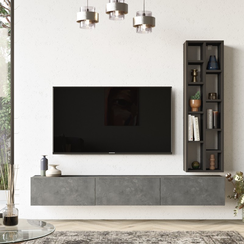 1040_0-800x800 Έπιπλο τηλεόρασης Lave 174 6x25x27 3cm μελαμίνη ed1040 - Image 1